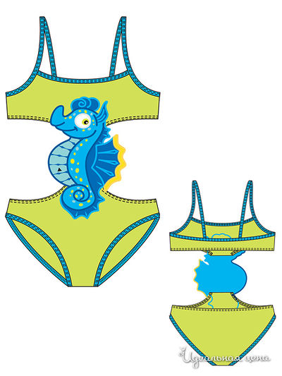 Купальник Arina, цвет цвет зеленый