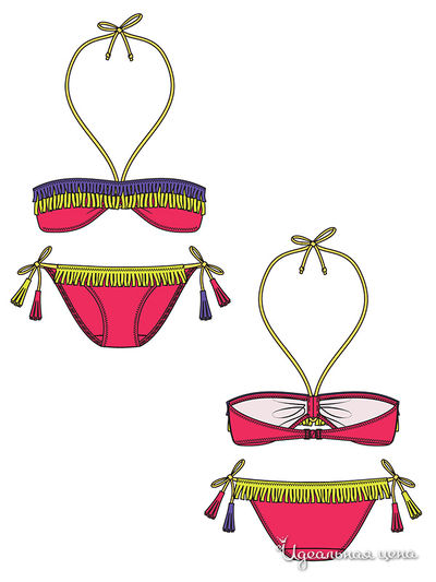 Купальник Arina, цвет цвет красный