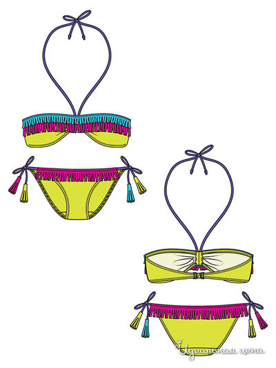 Купальник Arina, цвет цвет фисташковый