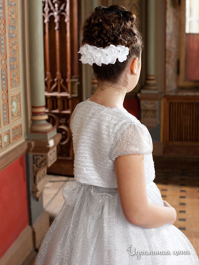 Платье Perlitta для девочек, цвет белый / серебристый