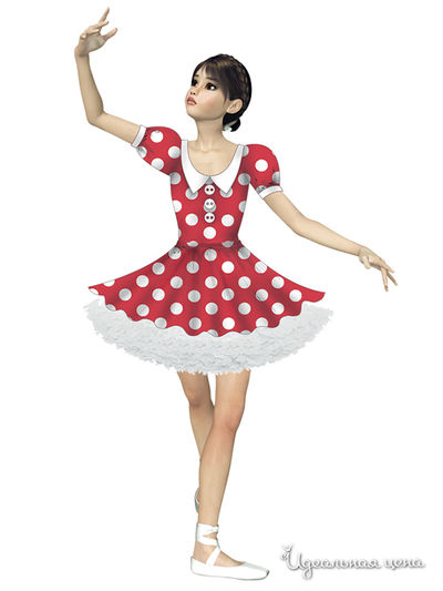 Комплект Perlitta, цвет цвет красный /белый / принт горох