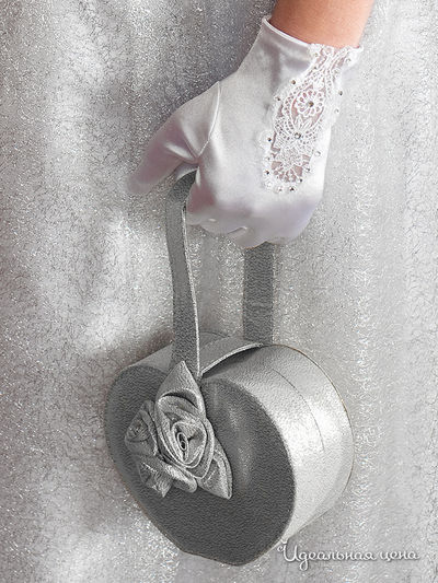 Сумочка Perlitta, цвет цвет серебристый