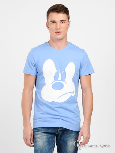 Футболка Disney, цвет цвет голубой