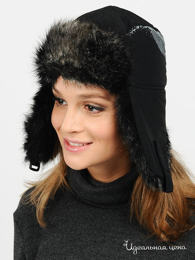 Шапка-ушанка Imojo, цвет цвет черный