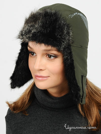 Шапка-ушанка Imojo, цвет цвет хаки