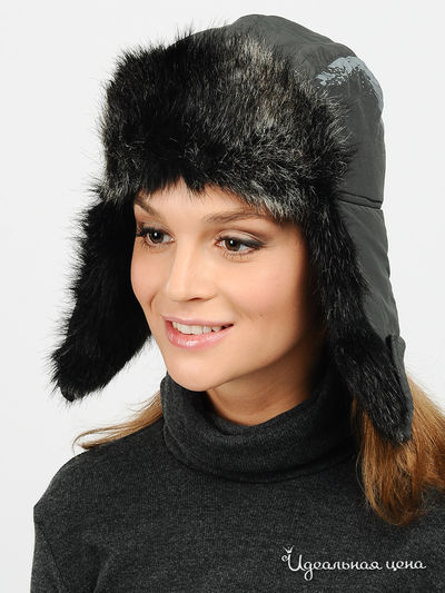 Шапка-ушанка Imojo, цвет цвет графитовый