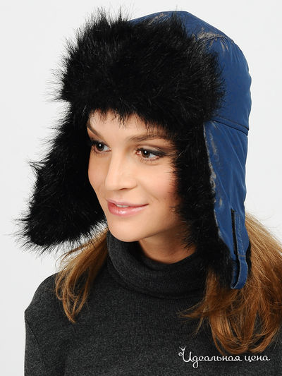 Шапка-ушанка Imojo, цвет цвет синий / хамелеон