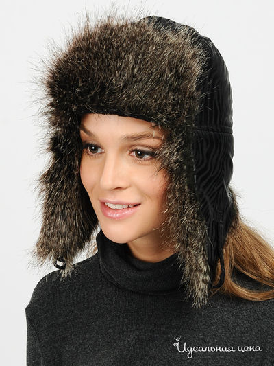 Шапка-ушанка Imojo, цвет цвет черный