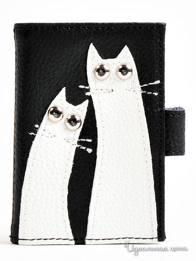 Визитница Cheribags, цвет цвет черный / белый