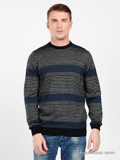 Джемпер Lario Covaldi, цвет цвет темно-синий / принт полоска