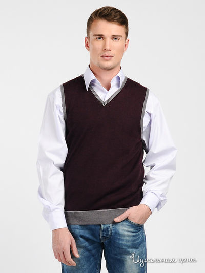 Жилет Lario Covaldi, цвет цвет темно-бордовый