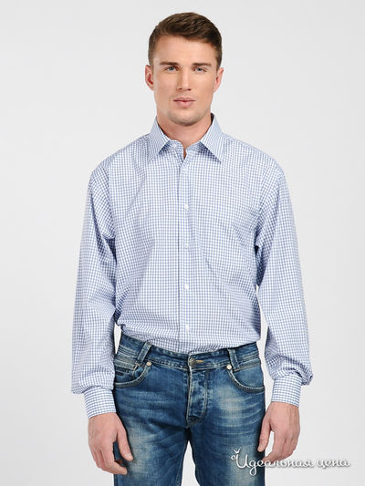 Рубашка Lario Covaldi, цвет цвет белый / синий