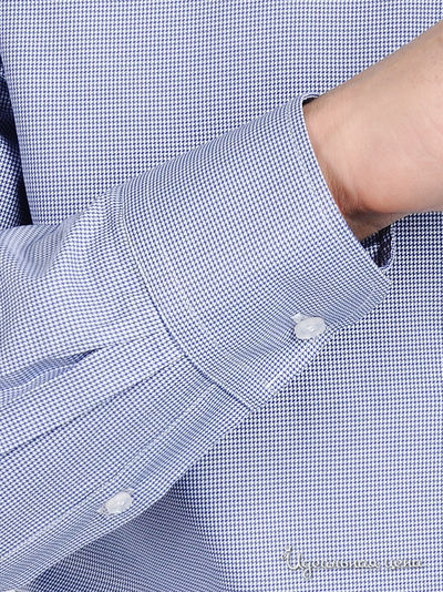Рубашка LARIO COVALDI мужская, цвет синий / белый