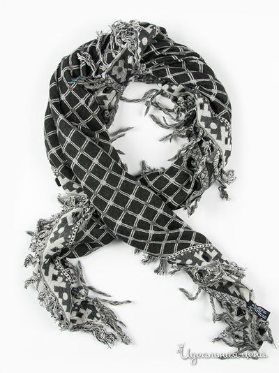 Платок Venera, цвет цвет черный / светло-серый