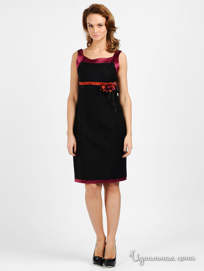 Платье Rinascimento, цвет цвет черный / розовый