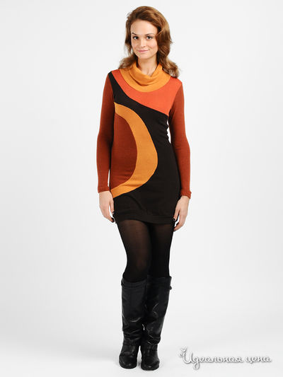 Платье Rinascimento, цвет цвет коричневый