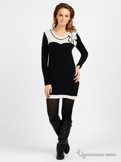 Платье Rinascimento, цвет цвет черный / белый