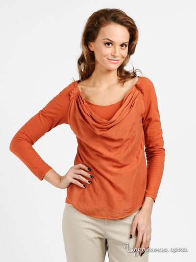 Блуза Rinascimento, цвет цвет терракотовый