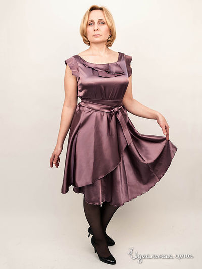 Платье Voti, цвет цвет брусничный