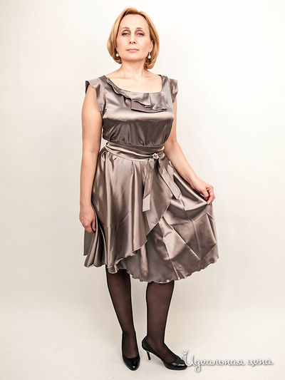 Платье Voti, цвет цвет серо-бежевый