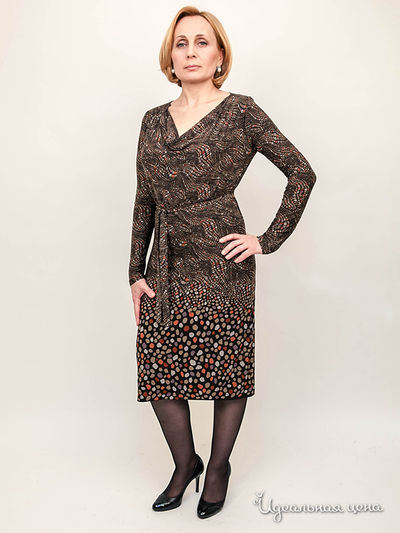 Платье Voti, цвет цвет коричневый