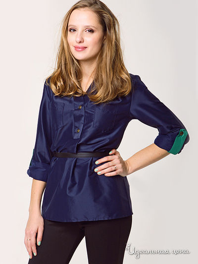 Блуза Festival, цвет цвет синий