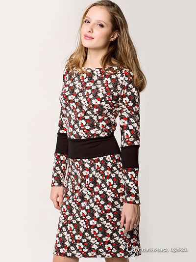 Платье МоеСладкоеПлатье, цвет цвет красный / черный / розовый