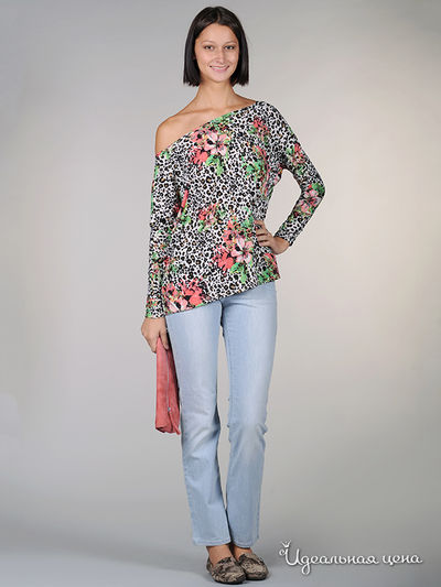 Туника May Be, цвет цвет бежевый / черный