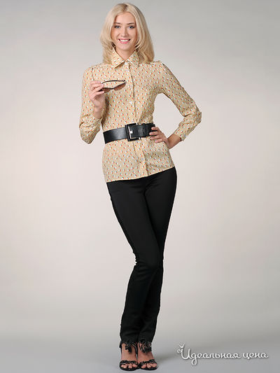 Блуза May Be, цвет цвет светло-бежевый