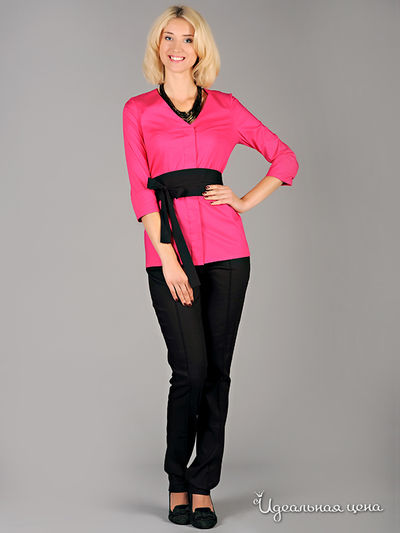 Блуза May Be, цвет цвет ярко-розовый
