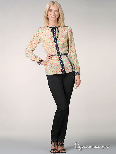 Блуза May Be, цвет цвет светло-бежевый