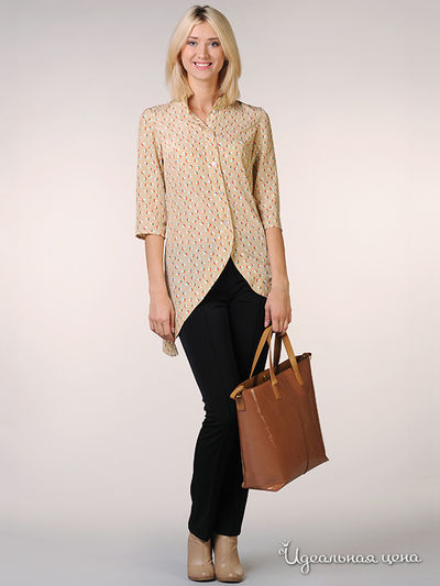 Блуза May Be, цвет цвет светло-бежевый