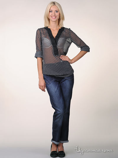 Блуза May Be, цвет цвет черный