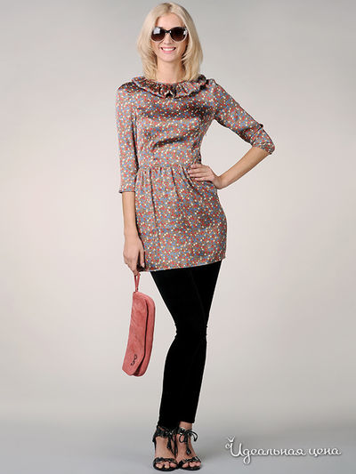 Блуза May Be, цвет цвет мокко