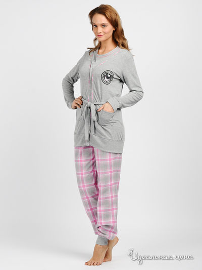 Комплект Aqua (одежда), цвет цвет серый / розовый