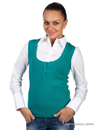 Жилет Mondigo, цвет цвет изумрудный
