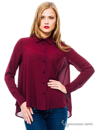 Блуза Mondigo, цвет цвет бордовый