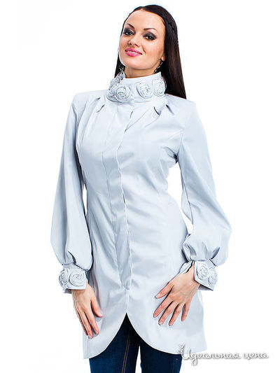 Пальто Mondigo, цвет цвет серо-голубой