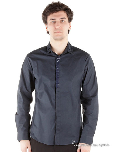 Рубашка Paul Black, цвет цвет синий