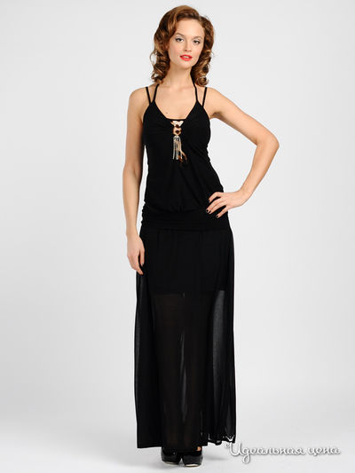 Туника Progress, цвет цвет черный / принт леопард