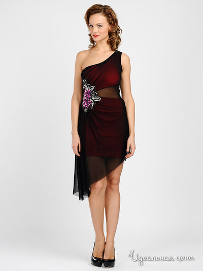 Платье Progress, цвет цвет черный / красный