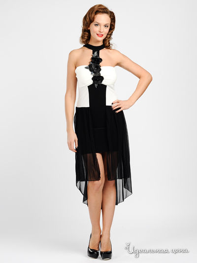 Платье Progress, цвет цвет черный / белый