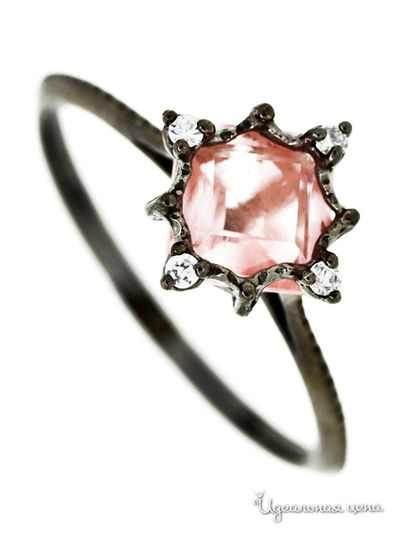 Кольцо Charme, цвет цвет розовый / белый