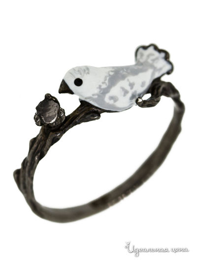 Кольцо Charme, цвет цвет розовый / серый