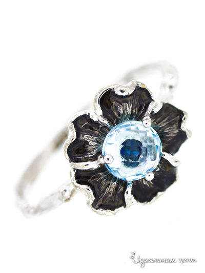 Кольцо Charme, цвет цвет голубой / синий