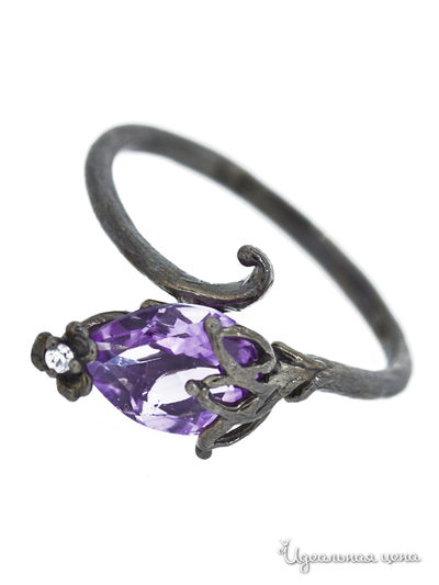 Кольцо Charme, цвет цвет фиолетовый / белый