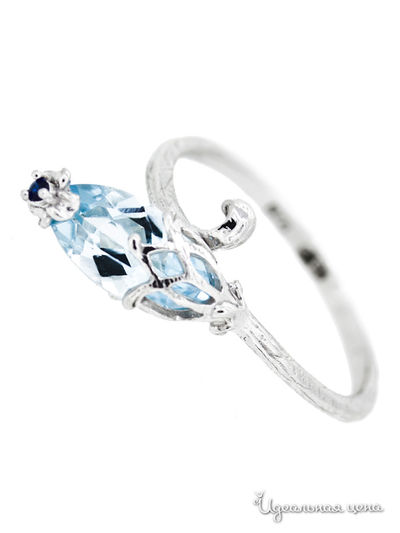 Кольцо Charme, цвет цвет голубой / синий