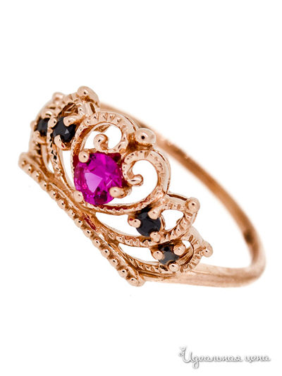 Кольцо Charme, цвет цвет коричневый / красный