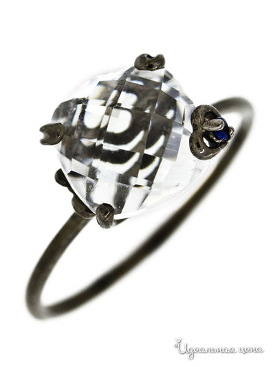 Кольцо Charme, цвет цвет белый / синий