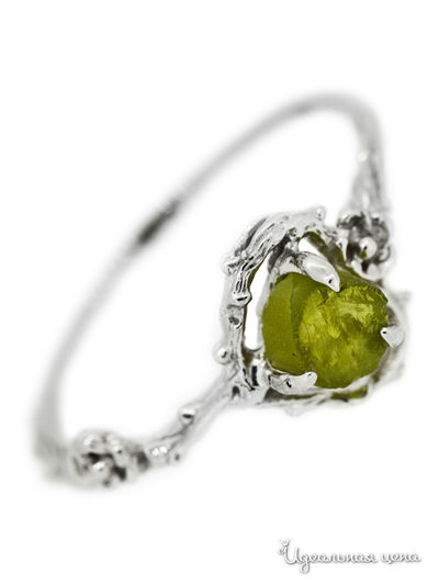 Кольцо Charme, цвет цвет зеленый